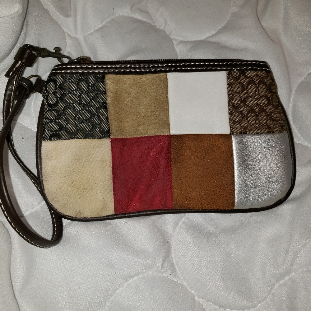 Coach Patchwork Wristlet - image 1